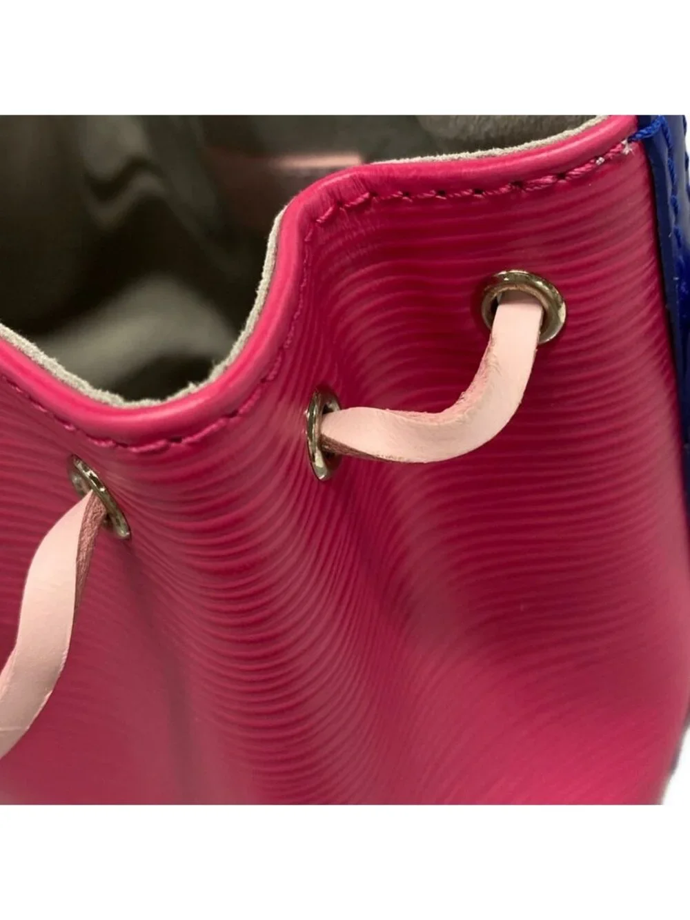 Louis Vuitton Shoulder Bag Epi Nano Noe Pink Leather